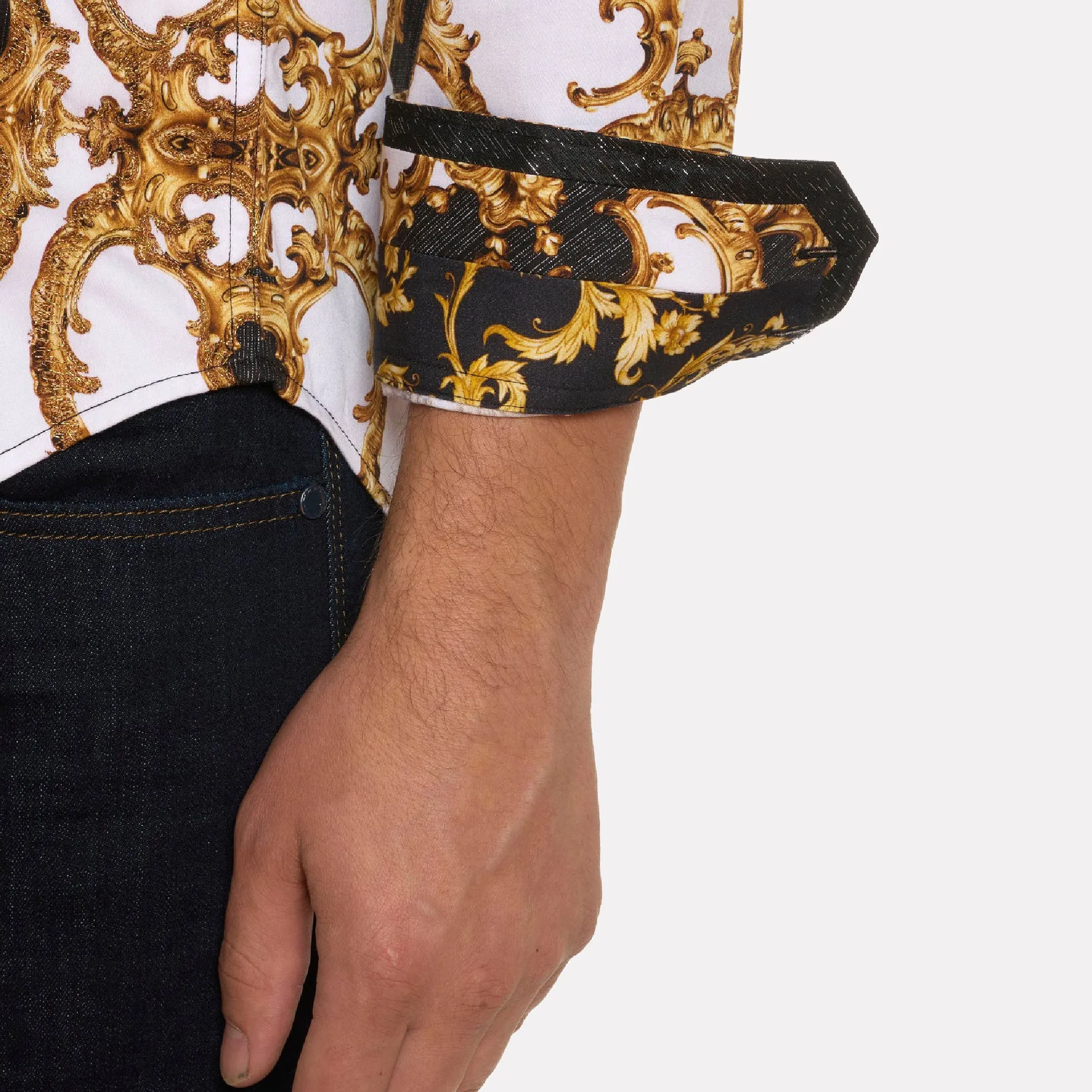 The Lux Long Sleeve Woven Shirt / Multi