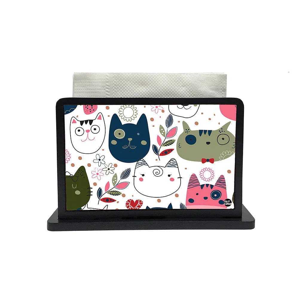 Tissue Holder Paper Napkin Stand - Cat Face