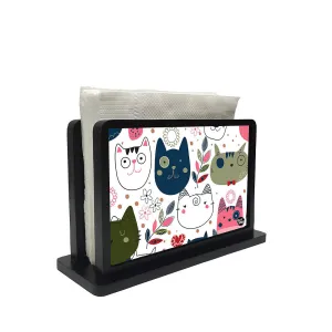 Tissue Holder Paper Napkin Stand - Cat Face