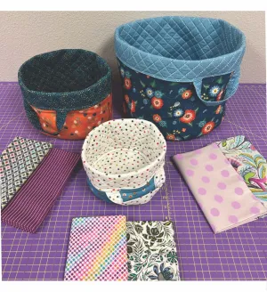 Tula Pink Roar Olivia's Baskets Complete Bag Kit