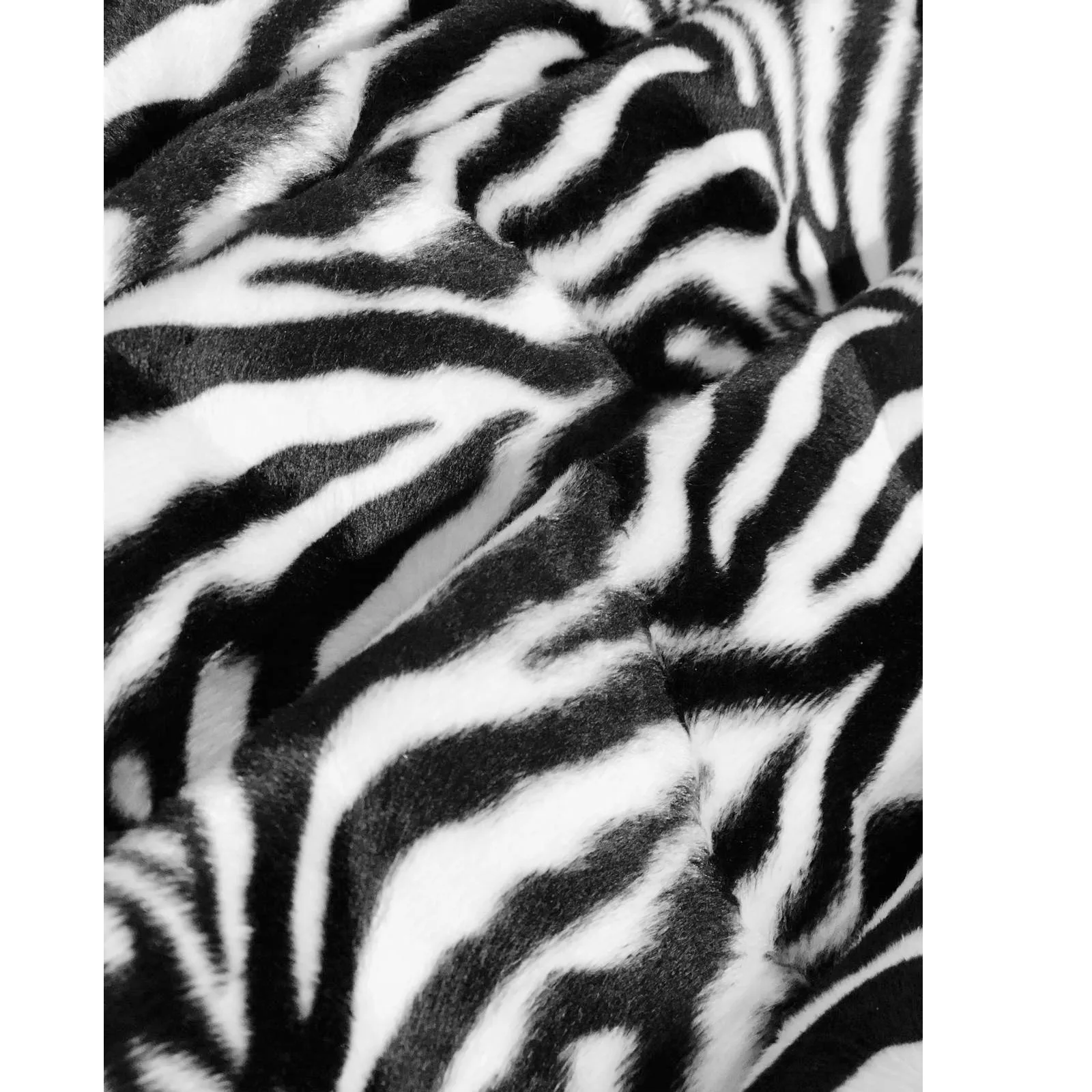 Velboa Zebra Print