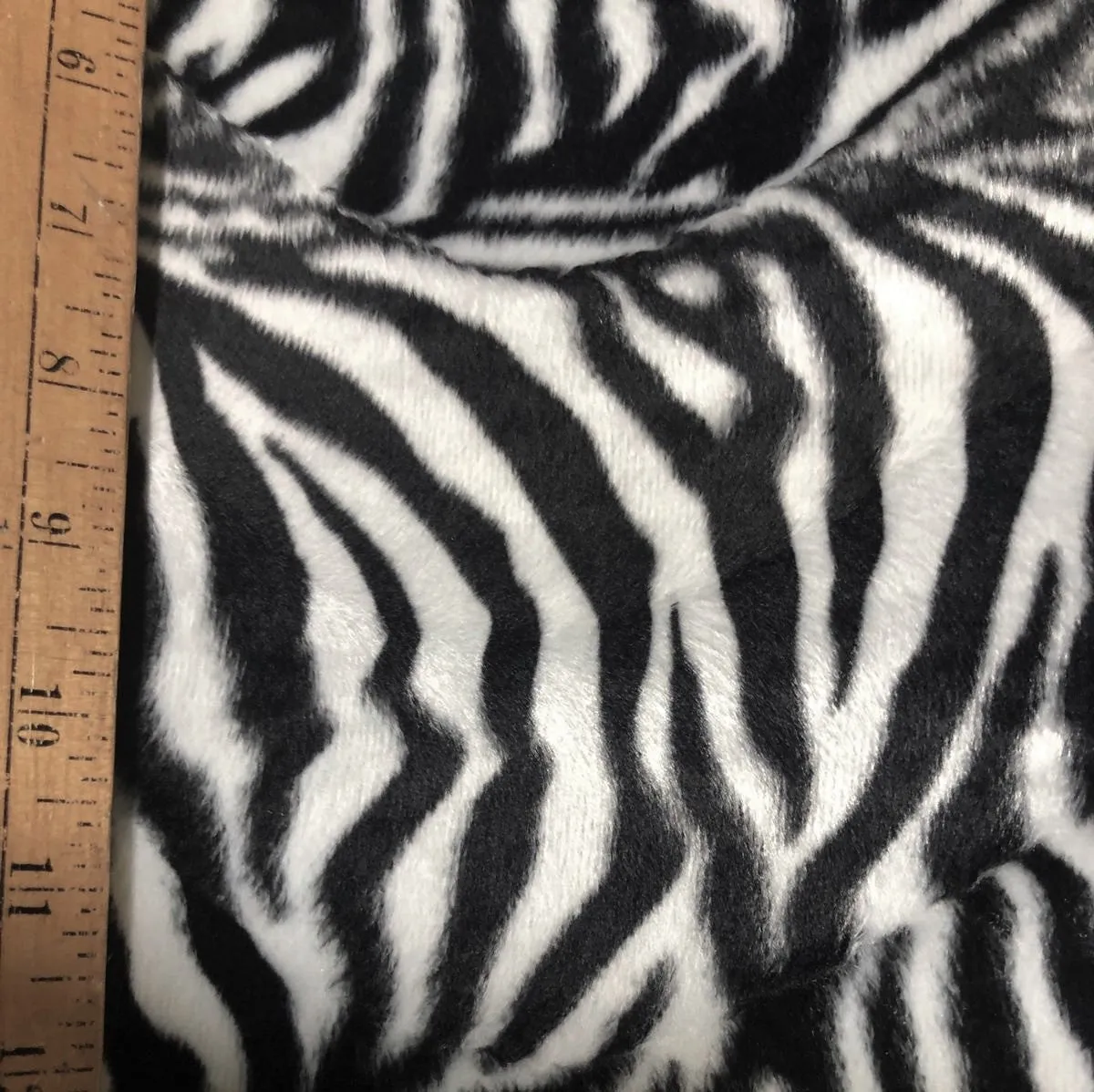 Velboa Zebra Print