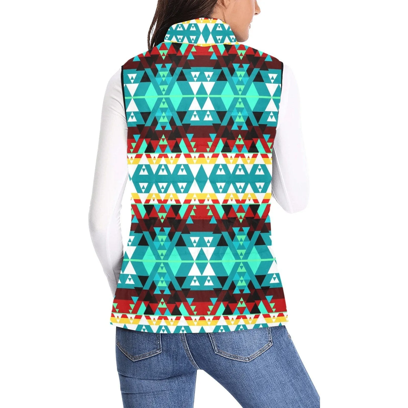Writing on Stone Wheel Women's Padded Vest Jacket