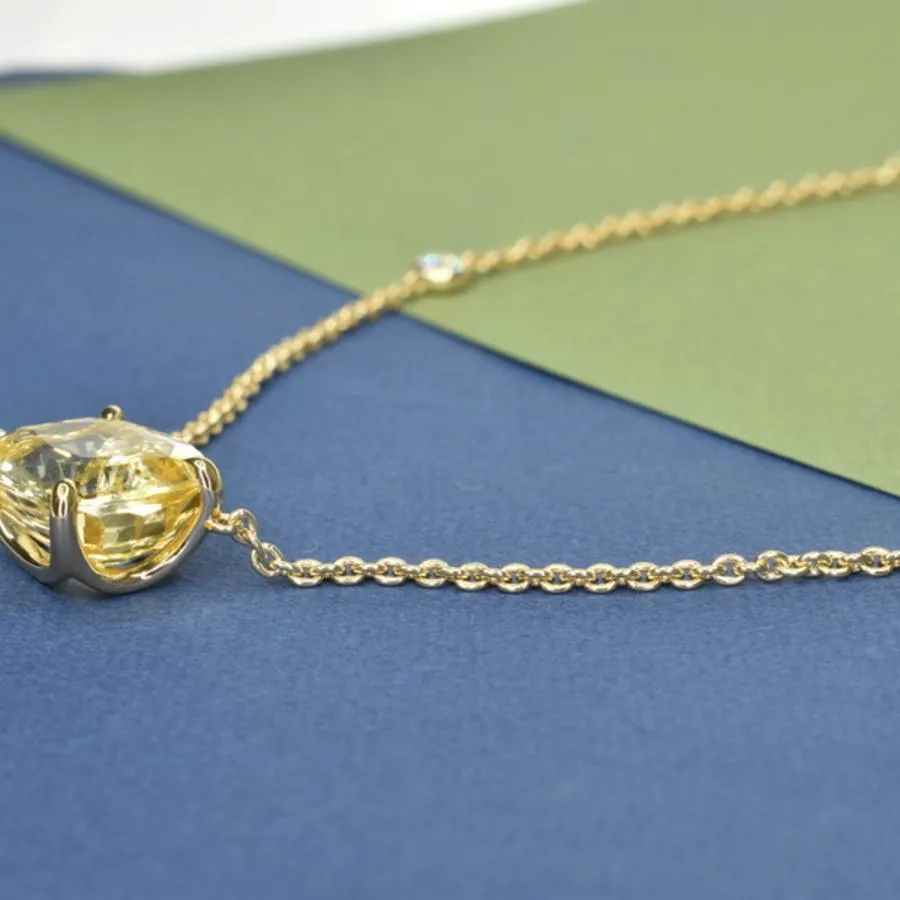 Yellow Sapphire Necklace