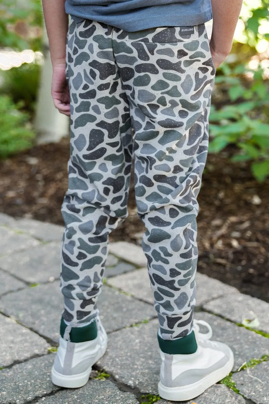 Youth Fleece Jogger - Classic Deer Camo