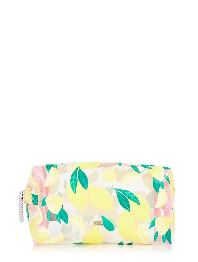 Zesty Lemon Makeup Bag