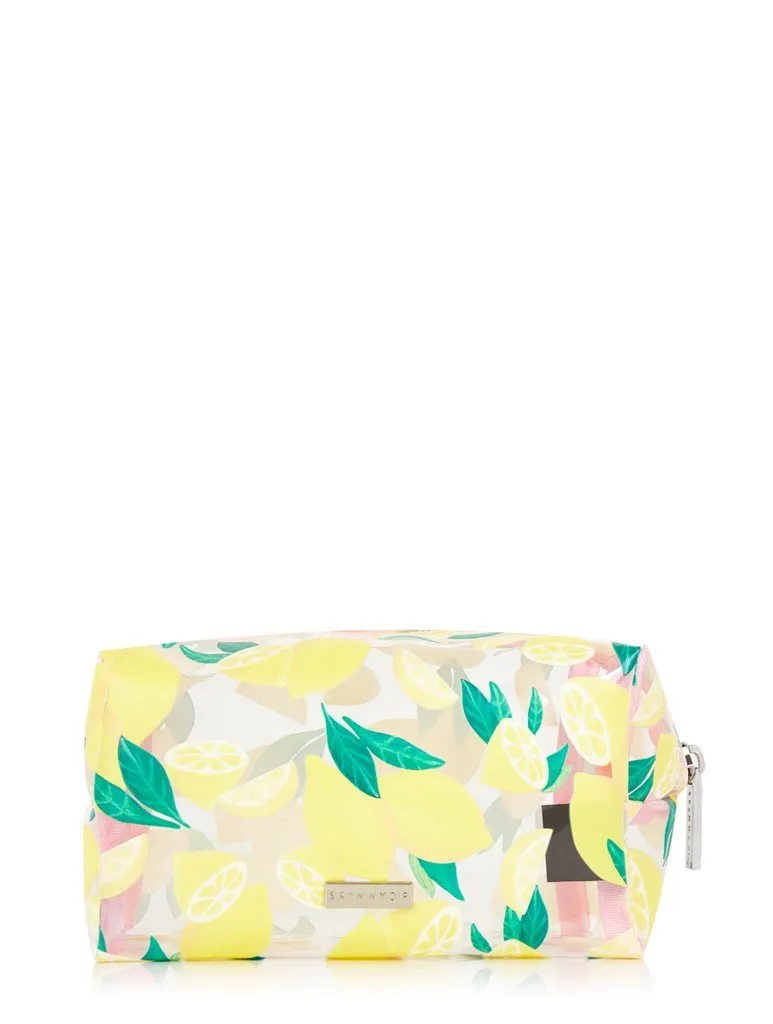 Zesty Lemon Makeup Bag