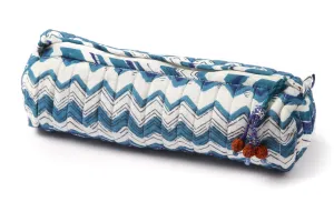 Ziggy Cosmetic Bag in Ocean - Sml